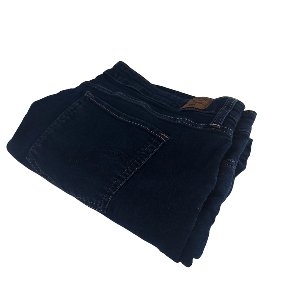 Signature by Levi Strauss Gold Label Mid Rise Skinny Jeans Womens 22S Dark Wash - Picture 1 of 6